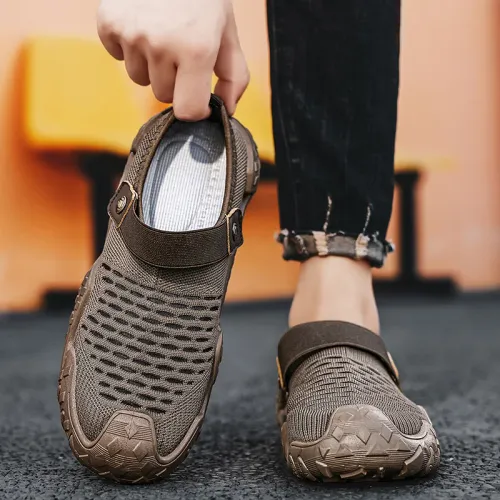 Men's casual shoes, mesh breathable and non slip sandals