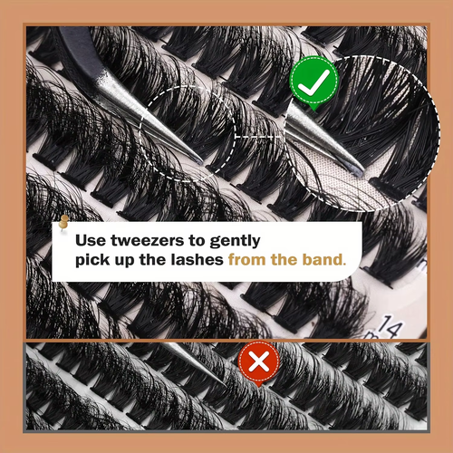 Fluffy Thick Lash Clusters DIY Eyelash Extension 10-18MIX D Curl Lash Clusters 100D Wispy Individual Eyelash Extensions Clusters