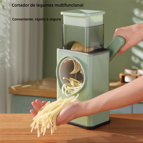 Cortador de legumes multifuncional com tambor