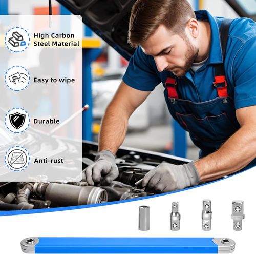 Offset extension wrench, best 38.1 cm offset extension wrench, multi-functional compact extension wrench set