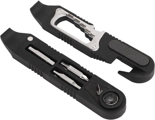 Bike Tire Prying Tool, Multifunctional Ratchet Tool Set Hex Spoke Tyre Lever Tire Prying Tool Bicycle Tire Combination Tool for Bicycle Accessories
