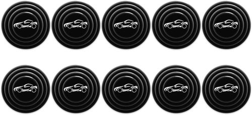 Pack of 20 Car Shock Absorber Seals Shock Absorber for Car Doors Made of Silicone Car Edge Protection Self-Adhesive Door Edge Protection Universal 27 mm Car Door Shock Absorption Car Door Protection