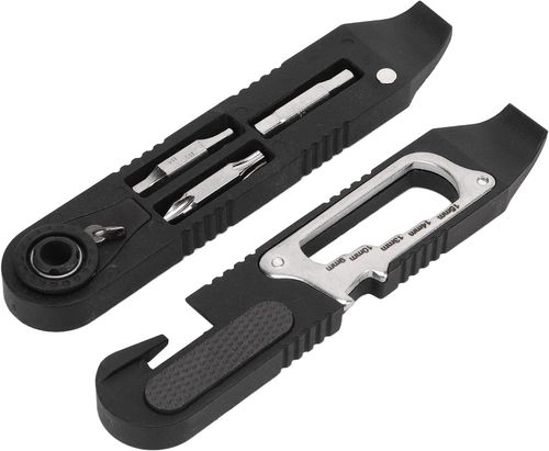 Bike Tire Prying Tool, Multifunctional Ratchet Tool Set Hex Spoke Tyre Lever Tire Prying Tool Bicycle Tire Combination Tool for Bicycle Accessories