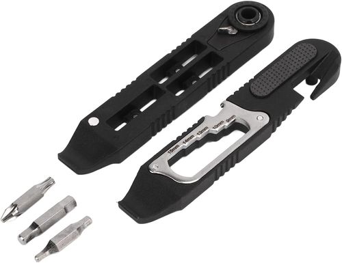 Bike Tire Prying Tool, Multifunctional Ratchet Tool Set Hex Spoke Tyre Lever Tire Prying Tool Bicycle Tire Combination Tool for Bicycle Accessories