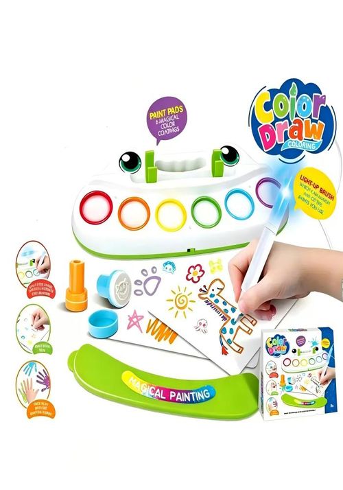This paint set is every parentsream because kids will have just as much fun painting all while being completely mess free