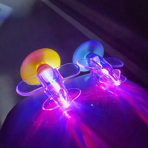 LED Wind-Powered Aeroplane Red and Blue Color Exterior Decoration Light for Cars Motorcycles Motorbikes