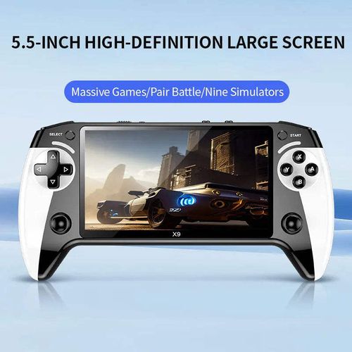 Hot Selling X9 Handheld Game Player 5.5 Inch HD Screen Portable Support Classic Retro Video Game Console for Kids Gift