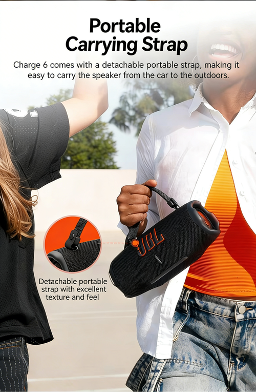 CHARGE6 Shockwave 6th Generation Wireless Bluetooth Speaker Waterproof Portable Outdoor Subwoofer