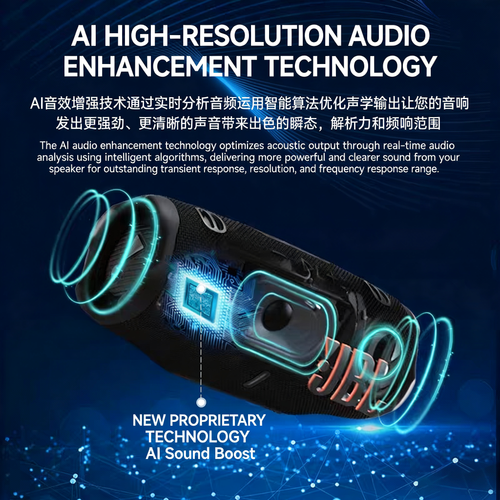 CHARGE6 Shockwave 6th Generation Wireless Bluetooth Speaker Waterproof Portable Outdoor Subwoofer