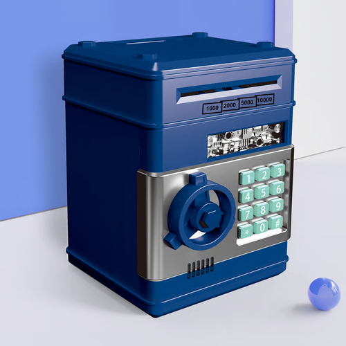 Electronic ATM Coin Cash Bank with Password Code Lock