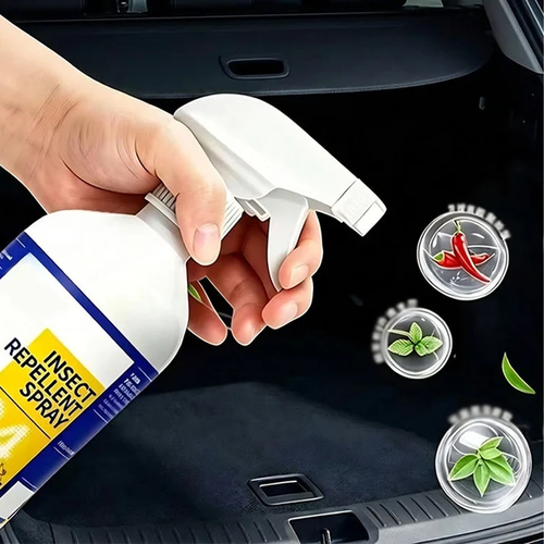 Multi-purpose rodent repellent spray