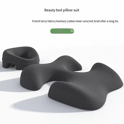 Multi Functional Beauty Massage Pillow, Facial & Body SPA-Level Support, Contoured Anti-Slip, Soft Microfiber, Classic Design, Comfortable Neck, Back, and Chest Support, Ideal for Home or Salon, All-Season, Hand Wash Only