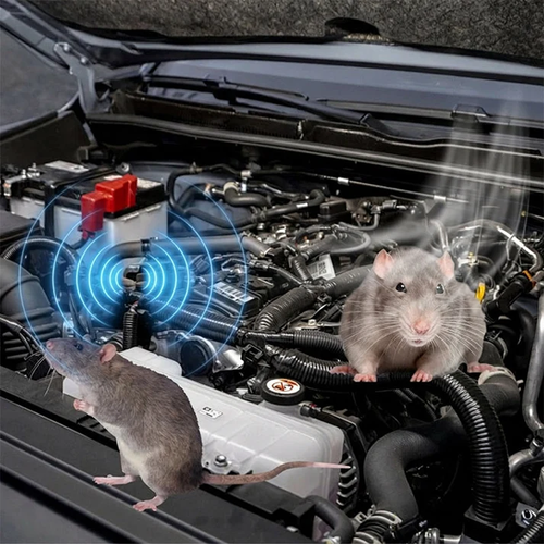 Multi-purpose rodent repellent spray