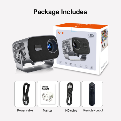 Cinema Projector Home Theater Tv Projector LCD Home Mini A10 Smart Android 11 Video Portable Projector