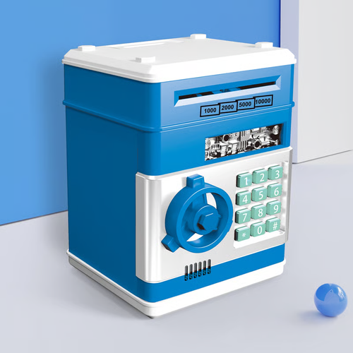 Electronic ATM Coin Cash Bank with Password Code Lock
