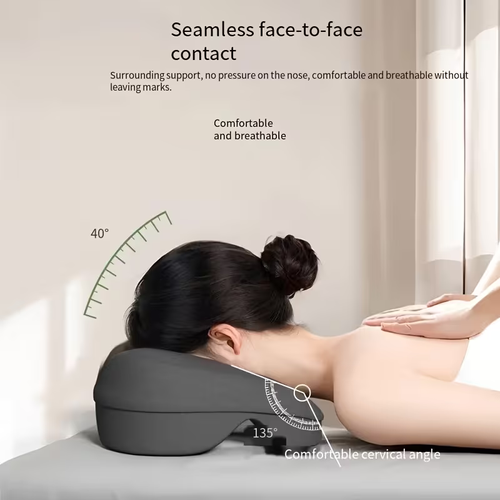 Multi Functional Beauty Massage Pillow, Facial & Body SPA-Level Support, Contoured Anti-Slip, Soft Microfiber, Classic Design, Comfortable Neck, Back, and Chest Support, Ideal for Home or Salon, All-Season, Hand Wash Only