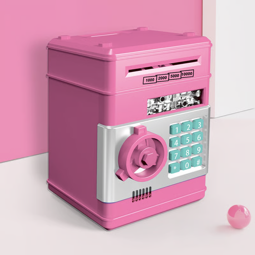 Electronic ATM Coin Cash Bank with Password Code Lock