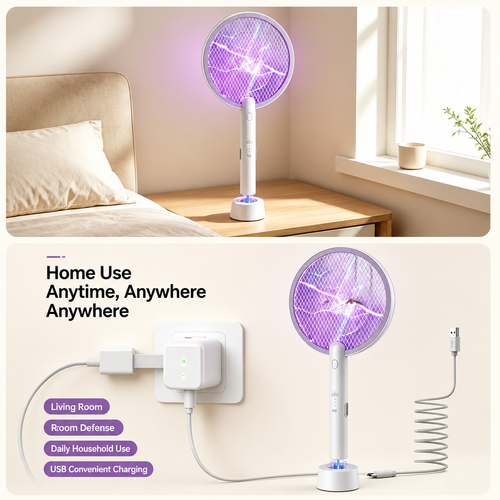 🔥HOT SALE🔥 COD！Dual‑Mode 2‑in‑1 Mosquito Killer Bat, USB Rechargeable UV Attraction Lamp, Portable Pest Control for Bedroom & Kitchen | Nairobi Inventory | Ships in 48 Hours | 7-Day No-Questions-Asked Returns and Exchanges. Cash-on-Delivery orders will be shipped from our Nairobi warehouse within 48 hours. Delivery takes 1–3 business days.
