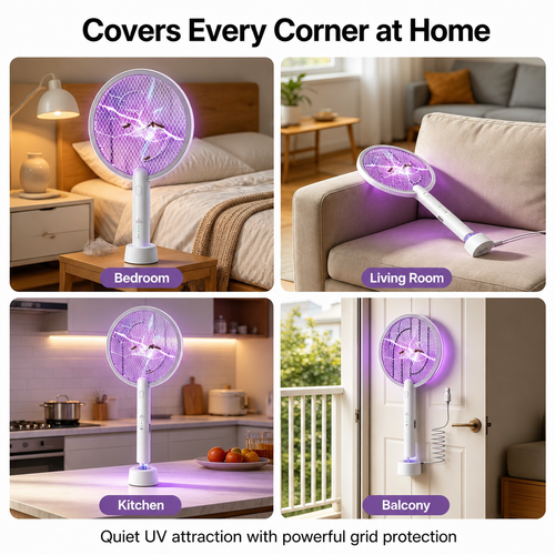 🔥HOT SALE🔥 COD！Dual‑Mode 2‑in‑1 Mosquito Killer Bat, USB Rechargeable UV Attraction Lamp, Portable Pest Control for Bedroom & Kitchen | Nairobi Inventory | Ships in 48 Hours | 7-Day No-Questions-Asked Returns and Exchanges. Cash-on-Delivery orders will be shipped from our Nairobi warehouse within 48 hours. Delivery takes 1–3 business days.