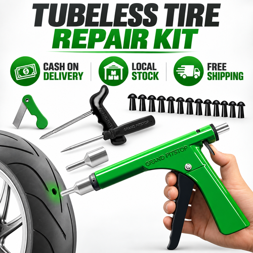🔥HOT SALE🔥 COD！ | 🚗🏍️ Portable Tubeless Tyre Repair Kit for Cars & Motorcycles | Kenya Local Stock 🇰🇪 | Great Value, Quality Assured & Free Shipping