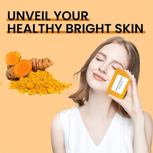 Lemon, Turmeric, and Kojic Acid Handmade Essential Oil Soap for Face and Body Cleansing (Facial and Bath Soap)