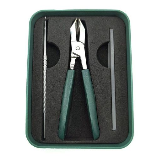 Ultra-Sharp Angled Nail Clippers — Wide-Opening, Anti-Splatter Design — Premium Boxed 3-Piece Set — Specialized for Ingrown Nails & Cuticles