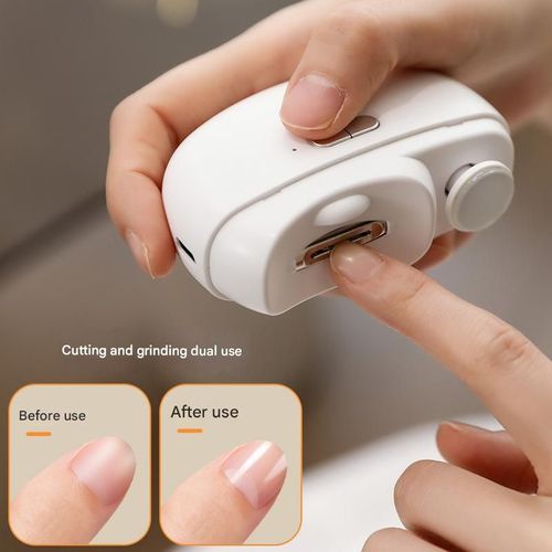 Electric Nail Clipper & Multifunctional Nail Grinder — Safe, Pinch-Free Nail Trimmer for Children
