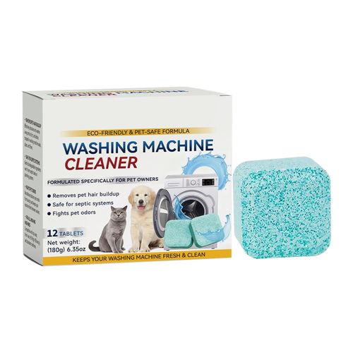 Washing Machine Cleaning Tablets — Daily Cleaner for Multiple Models: Removes Stains & Odors, Leaves a Fresh Scent