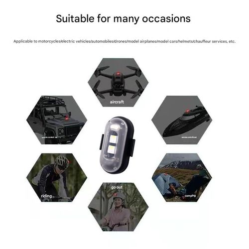 Car LED Light, Remote Control LED Strobe Light, Anti-collision Aircraft Light Warning Light, Multifunctional Car Decorative Light, Multiple Lighting Modes