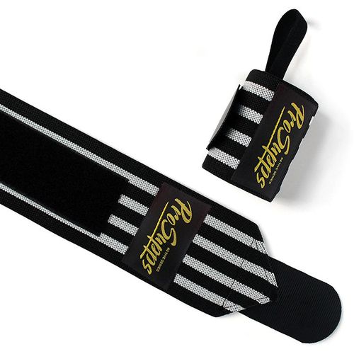 PROSUPPS Professional Fitness Wrist Wraps & Lifting Straps — High-Performance Powerlifting, Bench Press, Deadlift, and Push Support (Unisex)