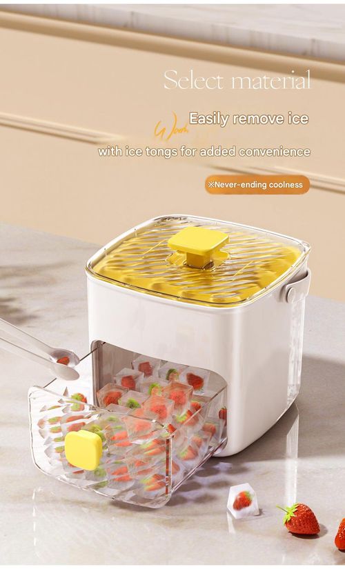 Press-Type Ice Cube Tray & Mold — Food-Grade Silicone Ice Maker Box with Lid, Easy-Release Design