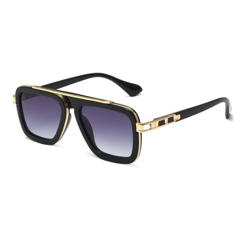 Distinctive Square Metal Sunglasses — Trendy Shades for Men and Women