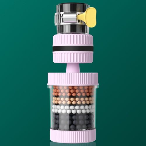 Universal Swivel Faucet Filter — Suitable for Factory Dormitories and Homes — Kitchen Splash-Proof Tap Water Purifier