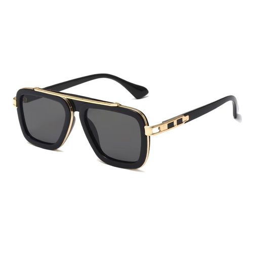 Distinctive Square Metal Sunglasses — Trendy Shades for Men and Women