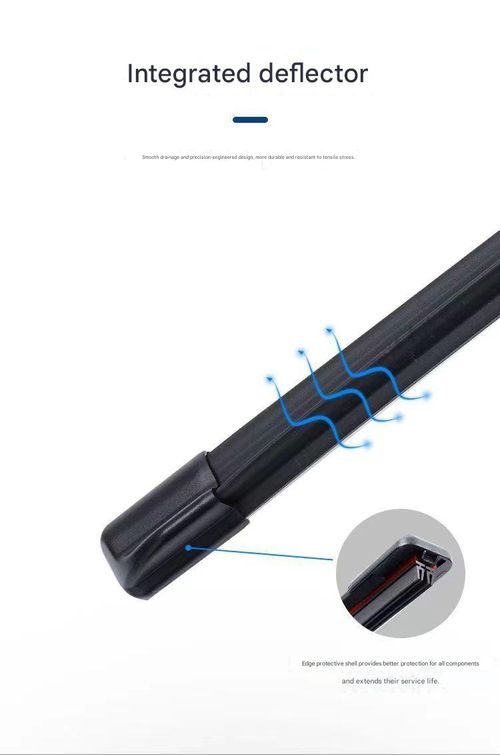 Multi-Functional 4-Strip Wiper Blade — Original-Style U-Hook Universal Wiper Refill — Frameless Car Wiper Blade