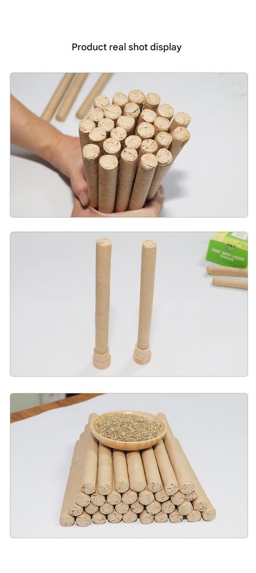 Pack of 50 Large Mugwort Sticks + Holder — Outdoor Insect Repellent, Indoor Aromatherapy