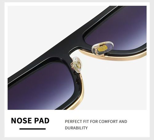 Distinctive Square Metal Sunglasses — Trendy Shades for Men and Women