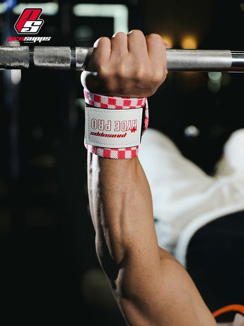 PROSUPPS Professional Fitness Wrist Wraps & Lifting Straps — High-Performance Powerlifting, Bench Press, Deadlift, and Push Support (Unisex)