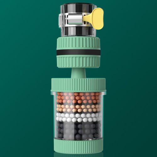 Universal Swivel Faucet Filter — Suitable for Factory Dormitories and Homes — Kitchen Splash-Proof Tap Water Purifier