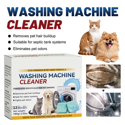 Washing Machine Cleaning Tablets — Daily Cleaner for Multiple Models: Removes Stains & Odors, Leaves a Fresh Scent