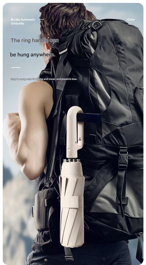 Automatic Reverse-Folding Umbrella with Hanging Hook — Large, Reinforced, and Extra-Thick — Dual-Purpose Design for Sun Protection and Heavy Rain