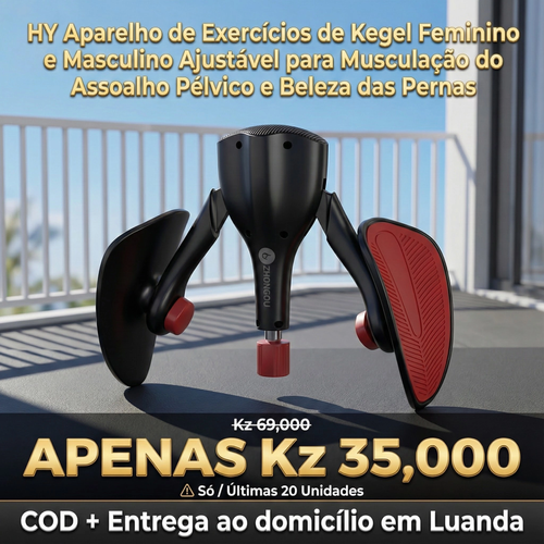 HY Aparelho de Exercícios de Kegel Feminino e Masculino Ajustável para Musculação do Assoalho Pélvico e Beleza das Pernas