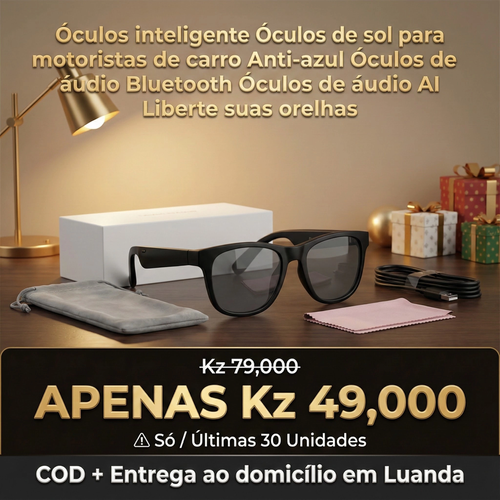 Óculos inteligente Óculos de sol para motoristas de carro Anti-azul Óculos de áudio Bluetooth Óculos de áudio AI Liberte suas orelhas