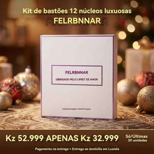 Kit de tinta de lábios 12 pérolas impermeáveis Batom impermeável não colante mate