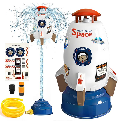 Sprinkler Rocket Launcher Outdoor Water Toys for Kids