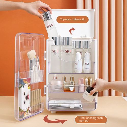 Large capacity desktop cosmetic storage box