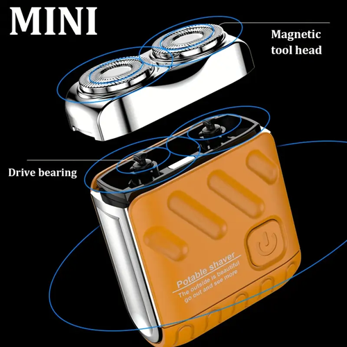 Mini portable shaver