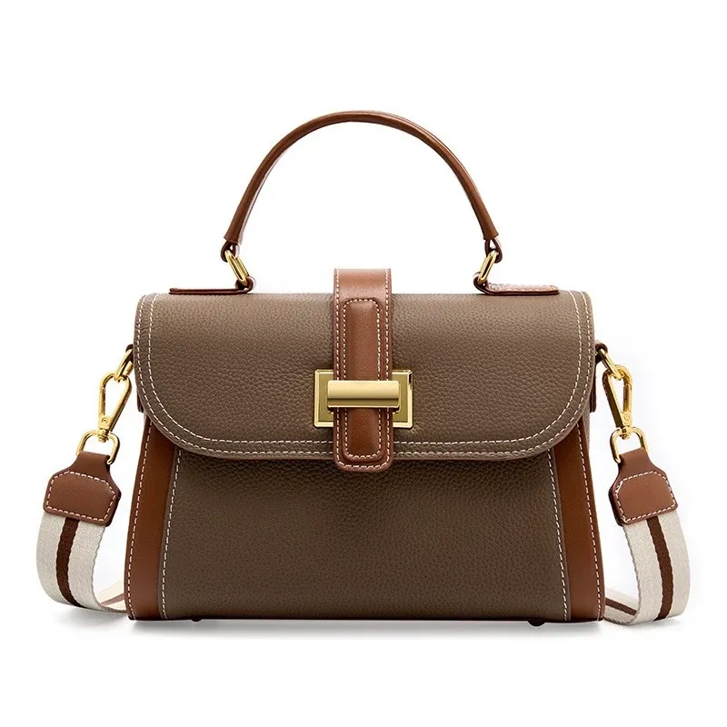 Women's luxury leather handbag crossbody bag
