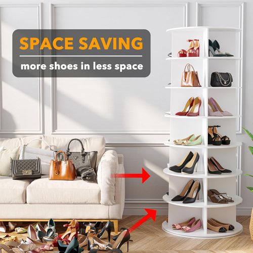 360° rotating storage rack