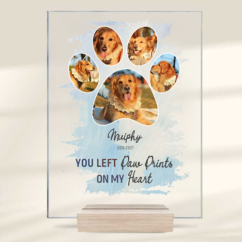 The Saddest Moment Is When The One Who Gave You The Best Memories Becomes A Memory - Upload Image - Personalized Acrylic Plaque